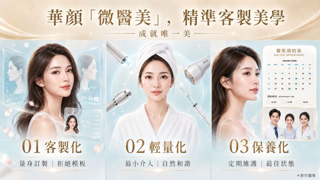 「微醫美」不是少做一點,而是每一步都更精準